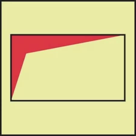 Accuform IMO  FIRE CONTROL EQUIPMENT 6 in x MLMR677GE MLMR677GE